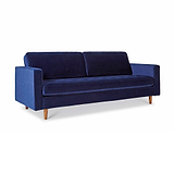 Skye 4 Seat Sofa Midnight Blue from Roseland Furniture