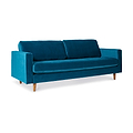 Skye 4 Seat Sofa Teal from Roseland Furniture
