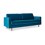 Skye 4 Seat Sofa Teal from Roseland Furniture