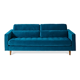 Skye 4 Seat Sofa Teal from Roseland Furniture