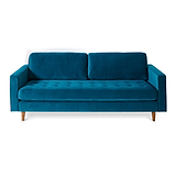 Skye 4 Seat Sofa Teal from Roseland Furniture
