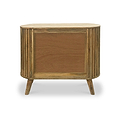Leo Slatted Mango Wood 2 Door Sideboard from Roseland Furniture