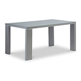 Jackson Grey Gloss 150cm Rectangular Dining Table from Roseland Furniture