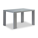 Jackson Grey Gloss 120cm Rectangular Dining Table from Roseland Furniture
