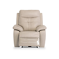 Talbot Charcoal Light Stone Leather Electric Reclining Armchair from Roseland Furniture