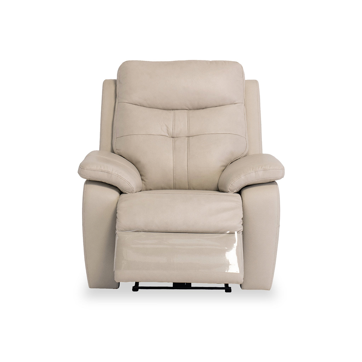 Talbot Charcoal Light Stone Leather Electric Reclining Armchair from Roseland Furniture