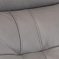 Talbot Charcoal Grey Leather Electric Reclining Armchair