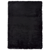 Dorset Black Hand Tufted Super Teddy Rug from Roseland Furniture
