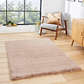 Dorset Mink Hand Tufted Super Teddy Rug for living room