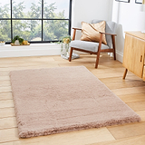 Dorset Mink Hand Tufted Super Teddy Rug for living room