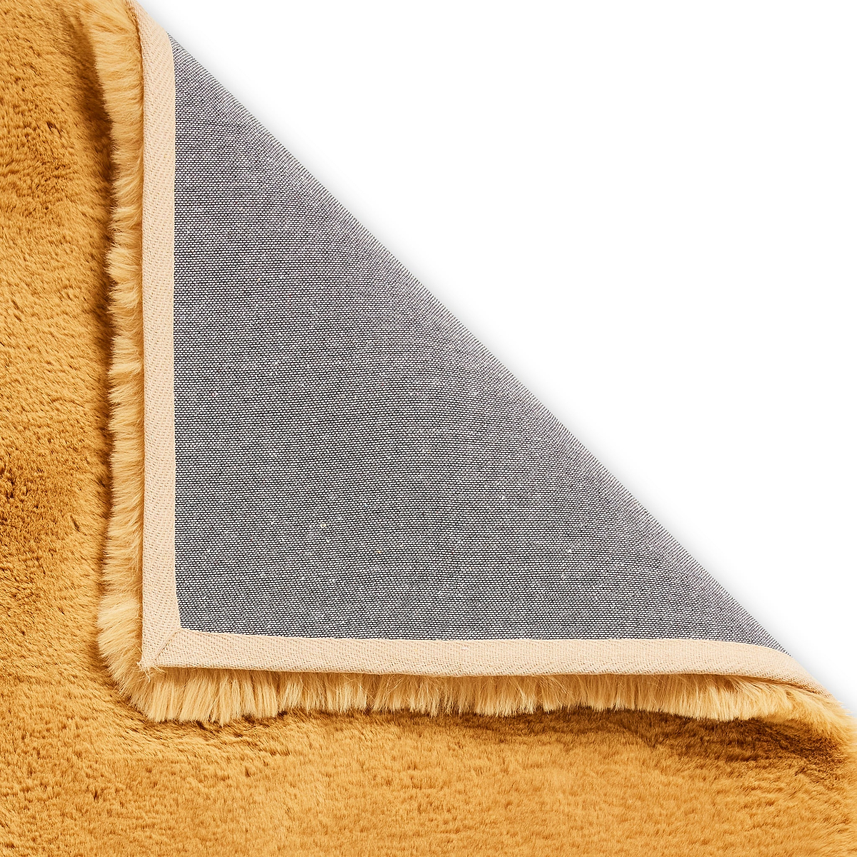 Dorset Mustard Hand Tufted Super Teddy Rug