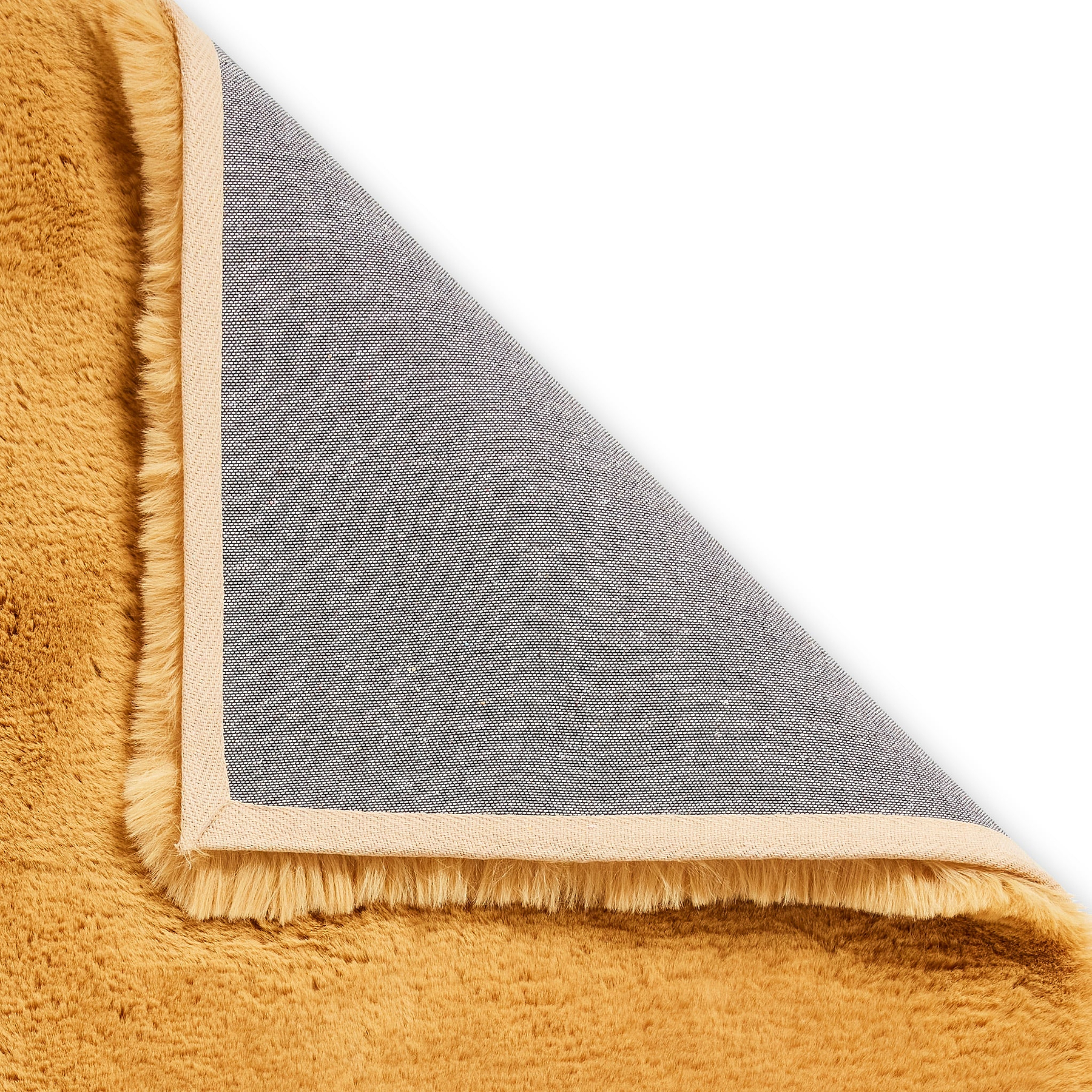 Dorset Mustard Hand Tufted Super Teddy Rug