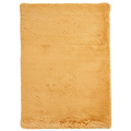 Dorset Mustard Hand Tufted Super Teddy Rug from Roseland Furniture