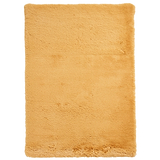 Dorset Mustard Hand Tufted Super Teddy Rug from Roseland Furniture