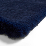 Dorset Navy Blue Hand Tufted Super Teddy Rug