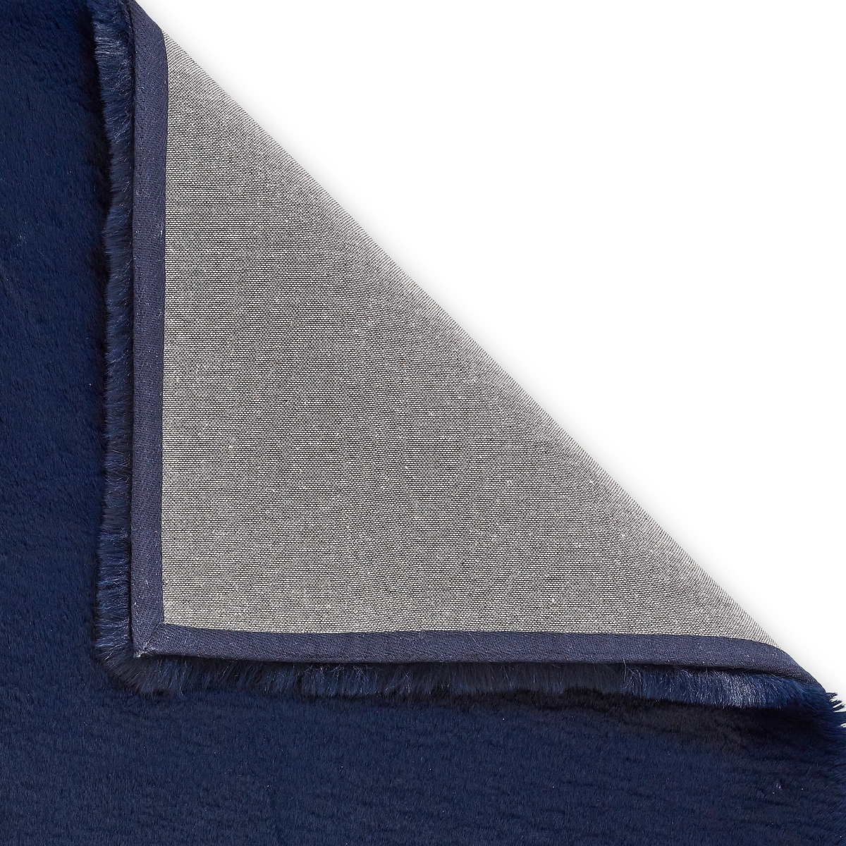 Dorset Navy Blue Hand Tufted Super Teddy Rug