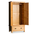 Surrey Oak Double Wardrobe & Drawer by Roseland Furniture