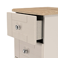 Marlowe 5 Drawer Tallboy Cashmere Oak from Roseland Furniture