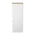 Marlowe 5 Drawer Tallboy White Oak from Roseland Furniture