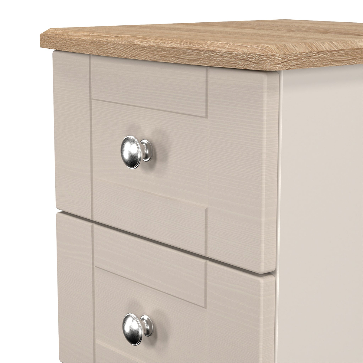 Marlowe 2 Drawer Bedside Cashmere Oak from Roseland Furniture