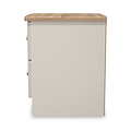 Marlowe 2 Drawer Bedside Cashmere Oak from Roseland Furniture