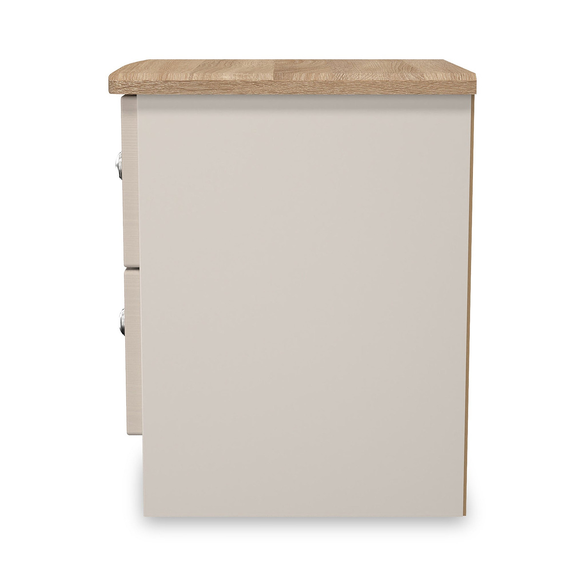 Marlowe 2 Drawer Bedside Cashmere Oak from Roseland Furniture