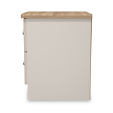 Marlowe 2 Drawer Bedside Cashmere Oak from Roseland Furniture