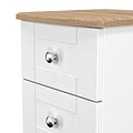Marlowe 2 Drawer Bedside White Oak from Roseland Furniture