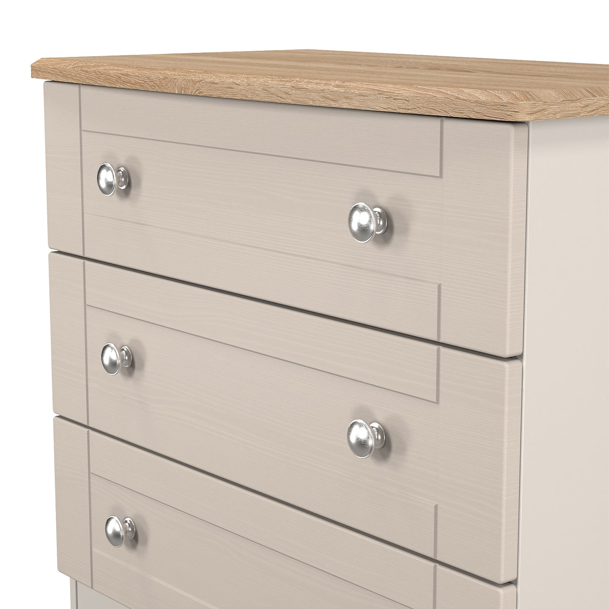 Marlowe 3 Drawer Chest Cashmere Oak from Roseland Furniture