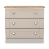 Marlowe 3 Drawer Chest Cashmere Oak from Roseland Furniture