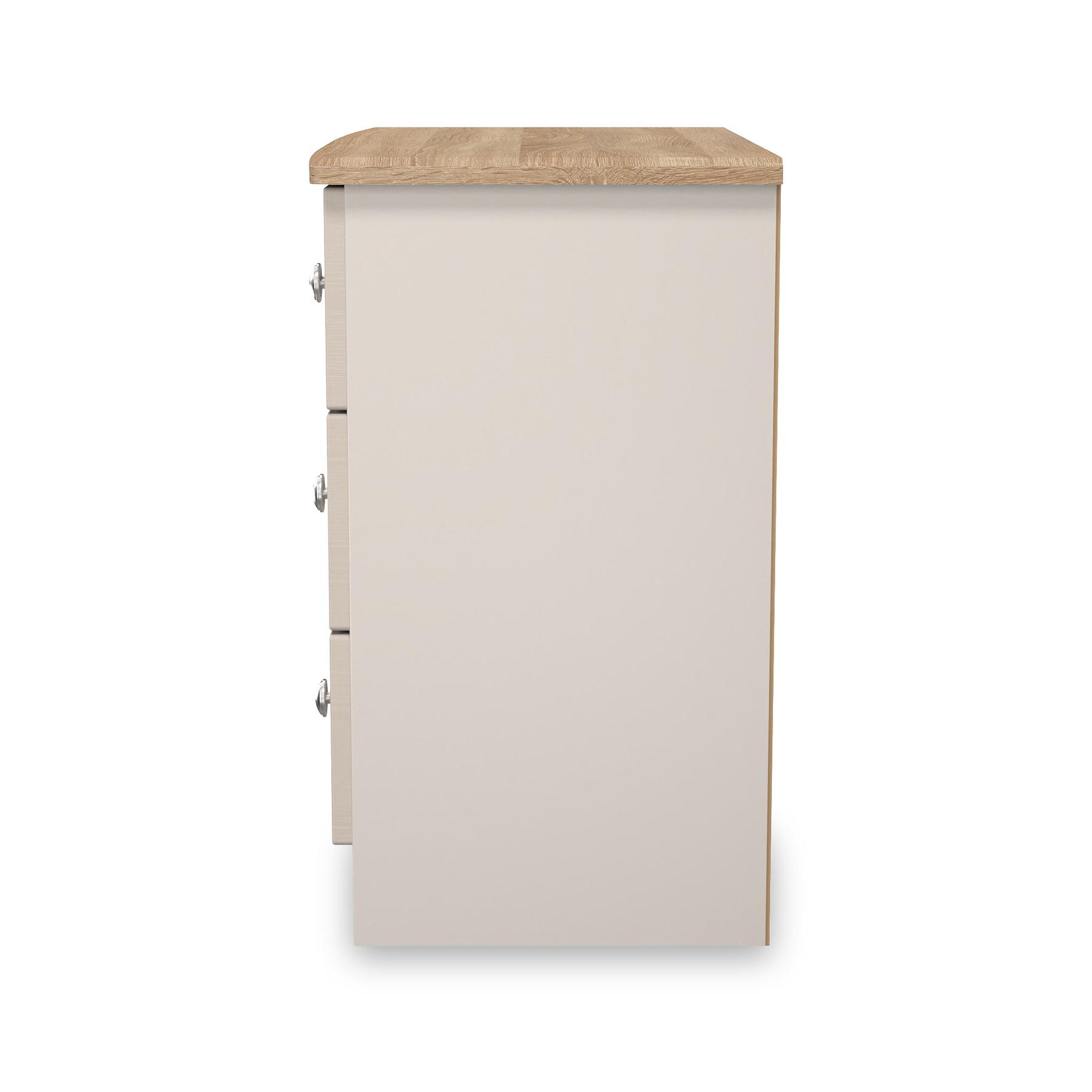 Marlowe 3 Drawer Chest Cashmere Oak from Roseland Furniture