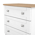 Marlowe 3 Drawer Chest White Oak from Roseland Furniture