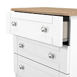 Marlowe 3 Drawer Chest White Oak from Roseland Furniture