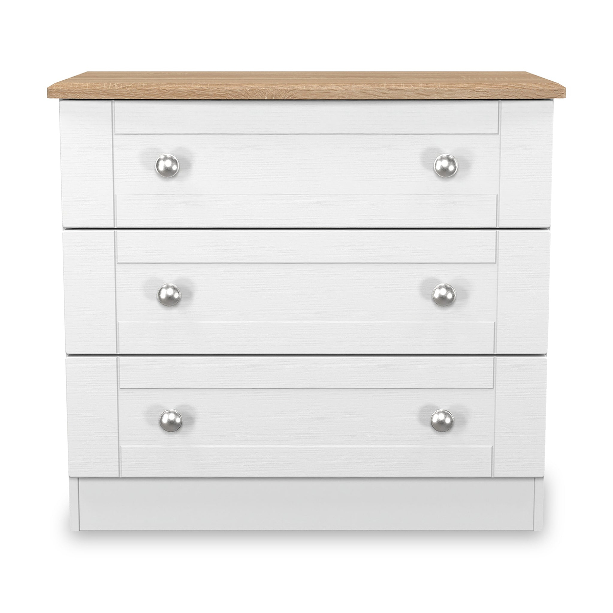 Marlowe 3 Drawer Chest White Oak from Roseland Furniture