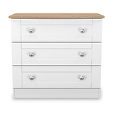 Marlowe 3 Drawer Chest White Oak from Roseland Furniture