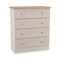 Marlowe 4 Drawer Chest Cashmere Oak from Roseland Furniture