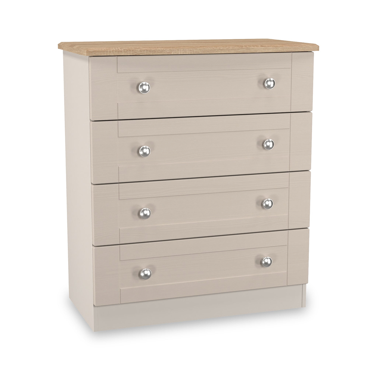 Marlowe 4 Drawer Chest Cashmere Oak from Roseland Furniture