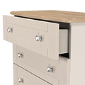 Marlowe 4 Drawer Chest Cashmere Oak from Roseland Furniture