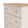 Marlowe 4 Drawer Chest Cashmere Oak from Roseland Furniture
