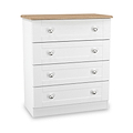Marlowe 4 Drawer Chest White Oak from Roseland Furniture