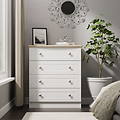 Marlowe 4 Drawer Chest White Oak from Roseland Furniture
