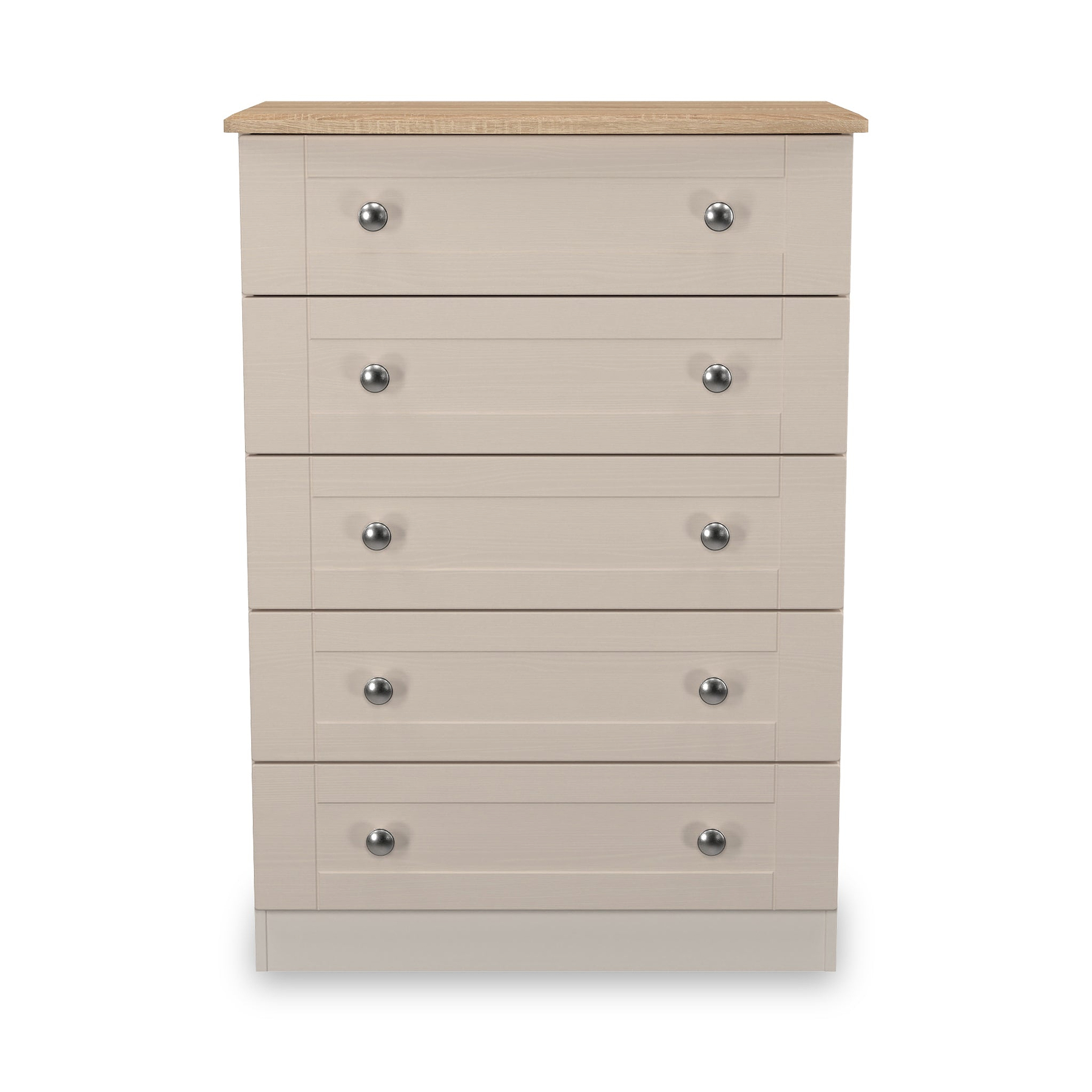 Marlowe 5 Drawer Chest Cashmere Oak from Roseland Furniture