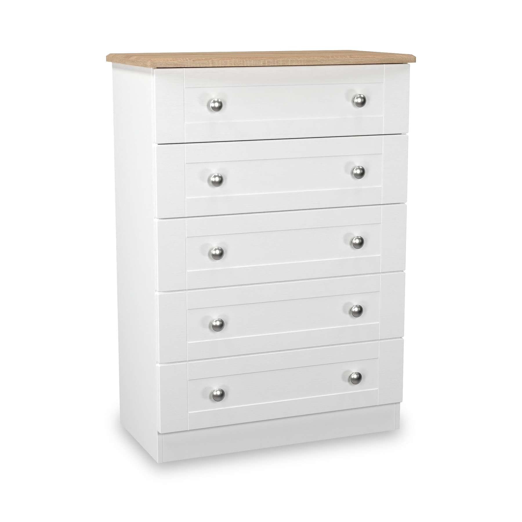 Marlowe 5 Drawer Chest White Oak from Roseland Furniture