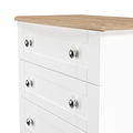 Marlowe 5 Drawer Chest White Oak from Roseland Furniture