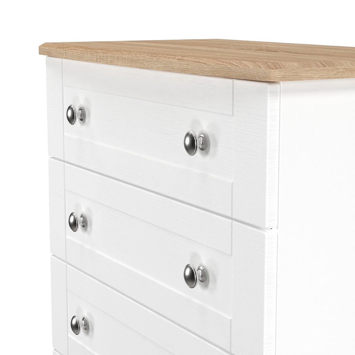 Marlowe 5 Drawer Chest White Oak from Roseland Furniture