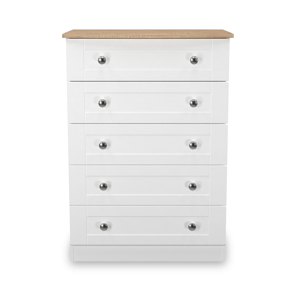 Marlowe 5 Drawer Chest White Oak from Roseland Furniture
