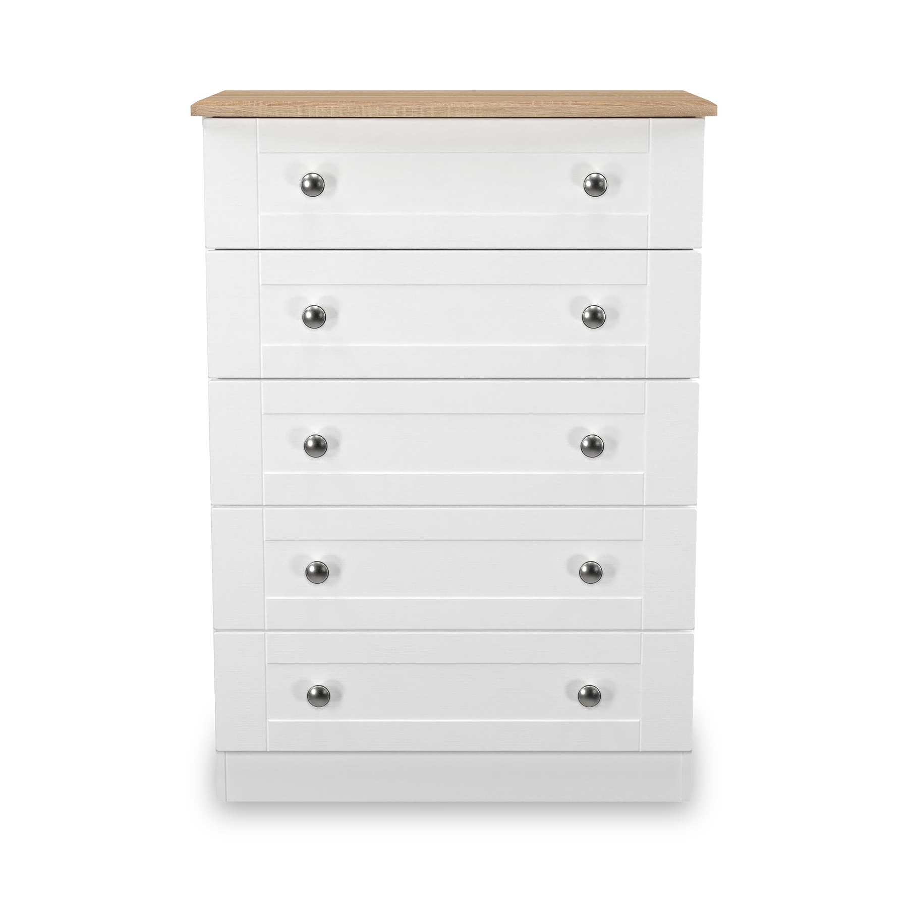 Marlowe 5 Drawer Chest White Oak from Roseland Furniture