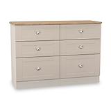 Marlowe 6 Drawer Chest Cashmere Oak from Roseland Furniture