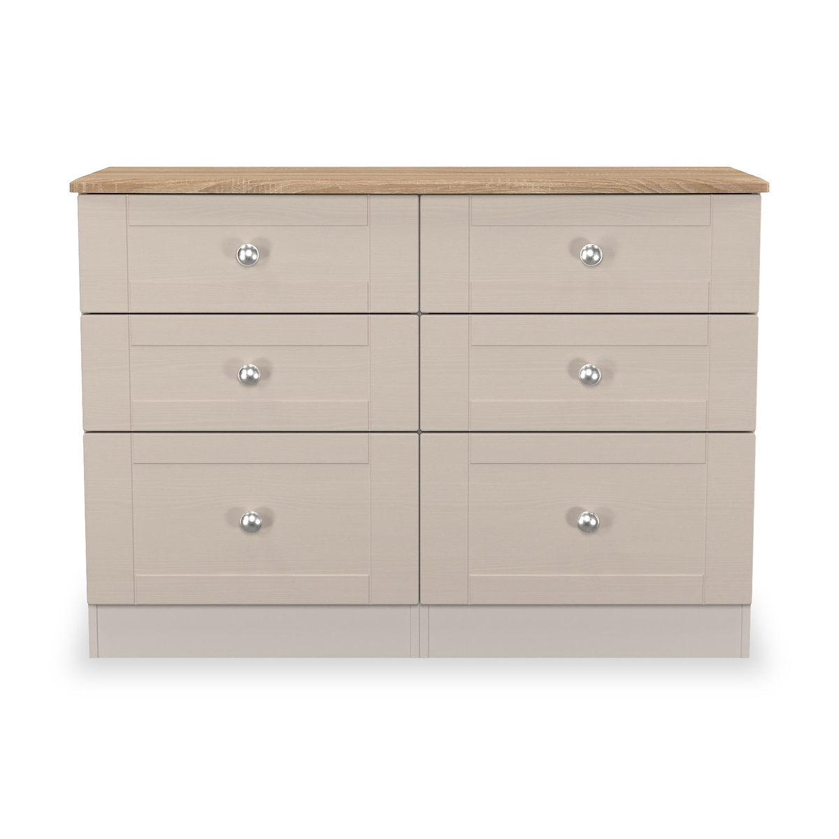 Marlowe 6 Drawer Chest Cashmere Oak from Roseland Furniture