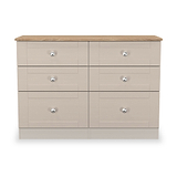 Marlowe 6 Drawer Chest Cashmere Oak from Roseland Furniture